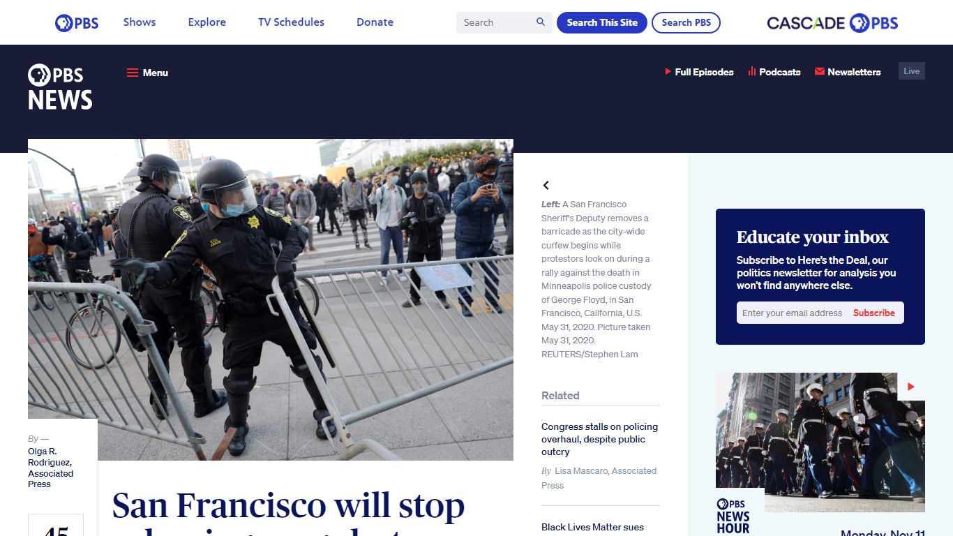 San Francisco will stop releasing mug shots | PBS News